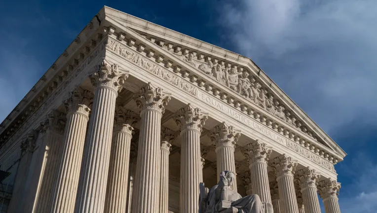 The Supreme Court of the United States on Capitol Hill, photographed on Tuesday, Feb. 21, 2023, in Washington, DC. (Kent Nishimura / Los Angeles Times via Getty Images)