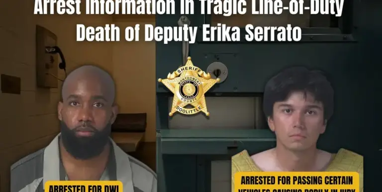Montgomery County deputy killed: Charges filed in connection to weekend crash that killed Erika Serrato