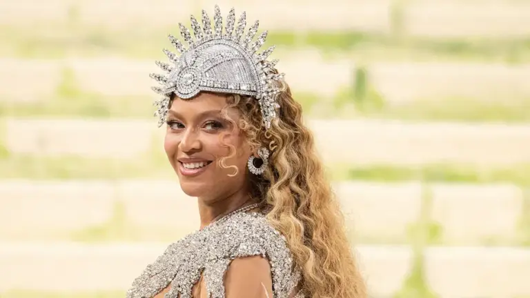 Icon and Houston-native Beyonce Knowles is seen at the 2026 Met Gala in New York.