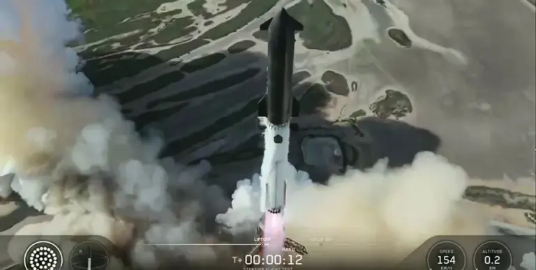SpaceX's Starship blasts off from Starbase in Texas on 13th test flight