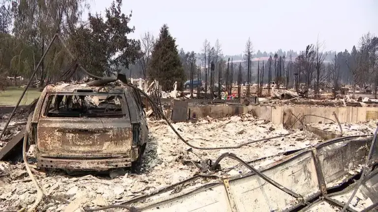 Spokane Complex Fire Devastation