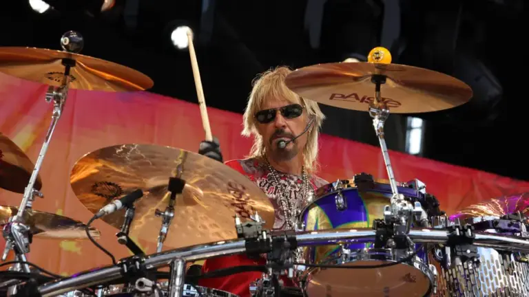Drummer Frank Beard, of ZZ Top, performs onstage during the 2010 Crossroads Guitar Festival at Toyota Park on June 26, 2010 in Bridgeview, Illinois.